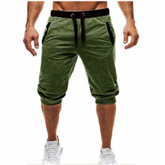Multi Colours Available 3 Quater New Men Fitness Bodybuilding Shorts Man Summer Gyms Workout Male Breathable Quick Dry Sportswear Jogger Running Short Pants