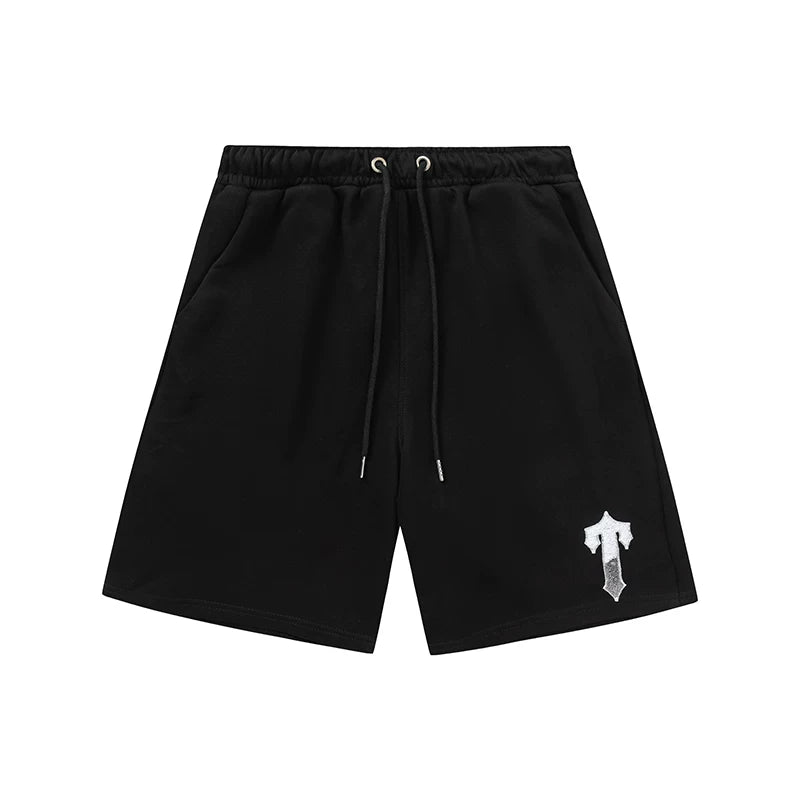 Trapstar Irongate Arch Small T Sweat Shorts - Black/White