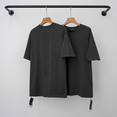 Chrome Hearts Essential Minimalist Short Sleeve T-Shirt (Dark Grey)