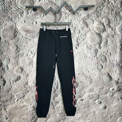 Chrome Hearts Flame Graphic Lounge Pants (Black)