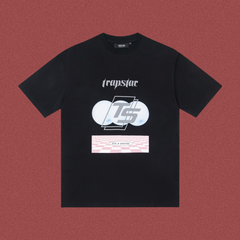 Trapstar Checkered Grid "TS" Graphic Tee - Black