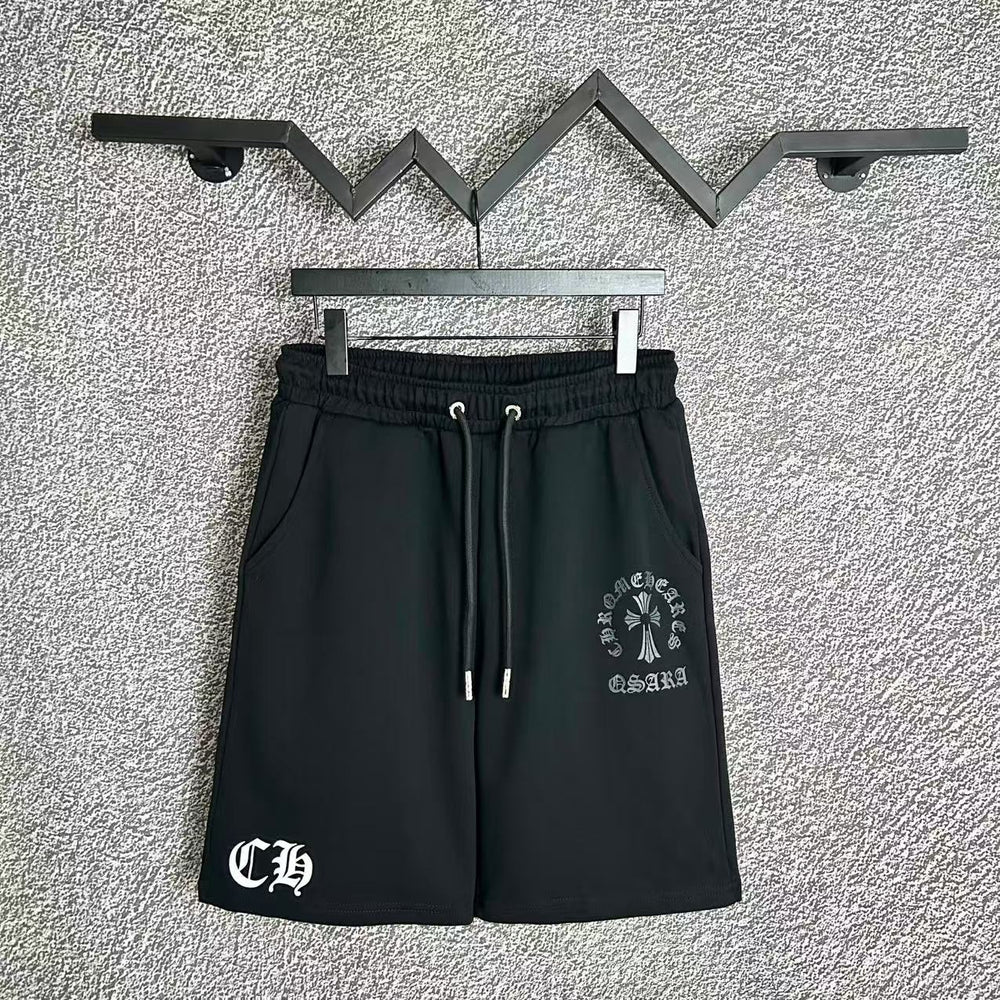 Chrome Hearts Black Multi-Graphic Sweatshorts