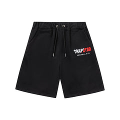 Trapstar It's A Secret Logo Sweat Shorts - Black/Red