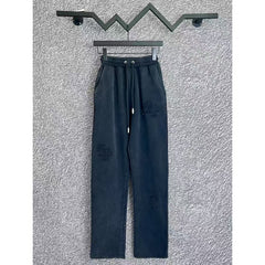 Chrome Hearts Acid Wash Straight-Leg Lounge Pants