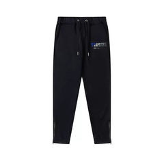 Trapstar Style Autumn/Winter Blue Hip-Print Sweatpants - Black