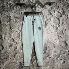 Chrome Hearts Circular Crest Logo Lounge Pants (Light Grey)