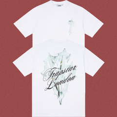 Trapstar Lily Flower & London Script Tee - White