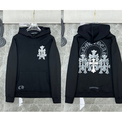 Chrome Hearts Multiple Cross & Horseshoe Hoodie (Black)