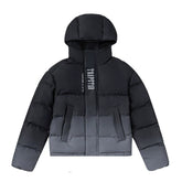 Trapstar Ombre Fade Puffer Jacket - Black/Grey