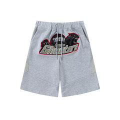 Trapstar London Shooters Panther Patch Sweat Shorts - Grey