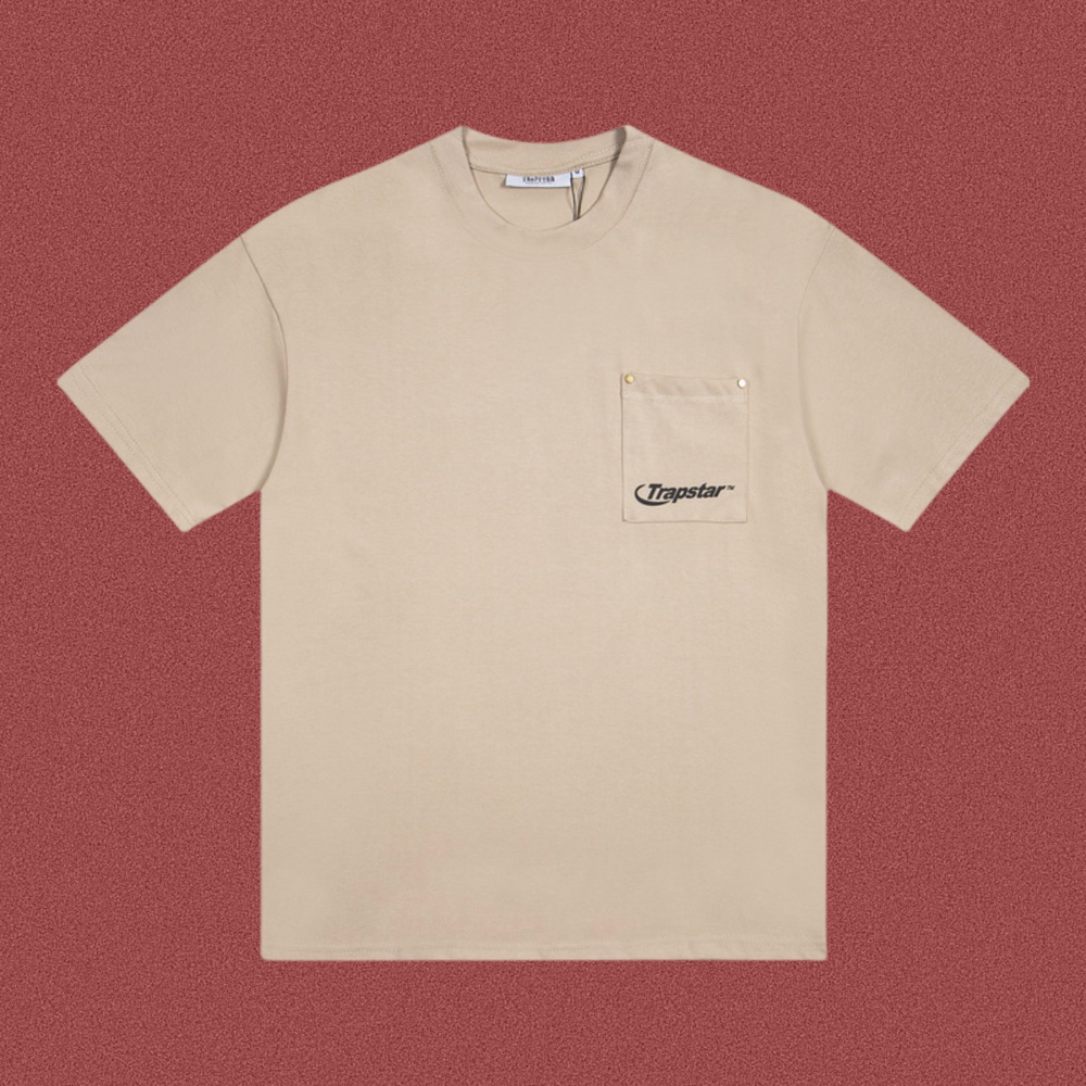 Trapstar Utility Pocket Graphic Tee - Sand/Khaki