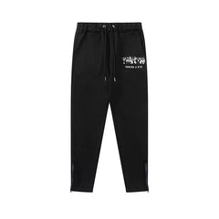 Trapstar Style Autumn/Winter Decoded Hip-Print Sweatpants - Black