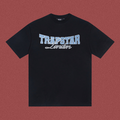 Trapstar London Collegiate Arch Graphic Tee - Black/Blue