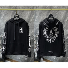 Chrome Hearts "DEADLY DOLL" Box Cross Hoodie (Black)