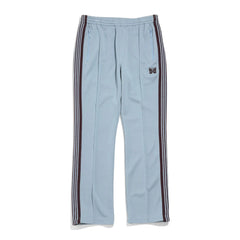 Needles Style Embroidered Butterfly Multi-Stripe Track Pants - Light Blue/Dark