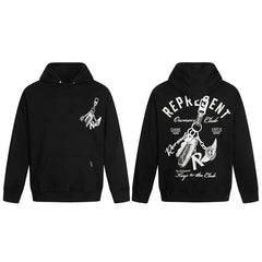 Represent "Keys to the Club" Graphic Heavyweight Hoodie - Black