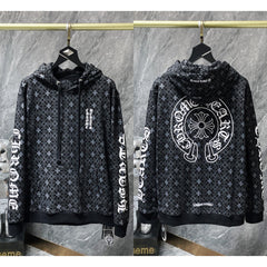 Chrome Hearts Monogram All-Over Horseshoe Hoodie (Black)