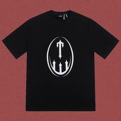 Trapstar Decoded Oval Logo Tee - Black