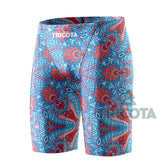 Surfing Shorts Men Swim Pants Jammers Athletic Competition Training Swimsuit Durable Chlorine Resistant Endurance Beach Trunks