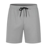 Men's Loose Large Shorts Summer Fashion Casual Beach Pants Drawstring Sports Running Straight With Pockets Shorts