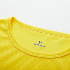 Men Women Quick Dry Short Sleeve Sport T Shirt Gym Jerseys Fitness Shirt Trainer Running T-Shirt Teenager Breathable Sportswear