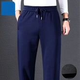 Big Size Men Sports Straight Pants Streetwear Fashion Spring Summer Loose Male Clothing Elastic Waist All-match Casual Trousers