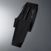 Ice Silk Pants for Men's Summer Thin Style Sports Quick Dried Straight Leg Draping Wide Leg Pants Casual Long Pants for Men