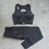 2PCS XL Seamless Women Fitness Arise Epic Yoga Sets High Waist Gym Scrunch Leggings Sports Bra Workout Active Wear Suits