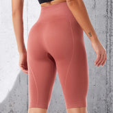 PofyBofy Widen Waistband High Waist Seamless Stretchy Butt Lifter Slim Knee-length Leggings Fitness Yoga Women Sportwear Pant
