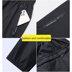 3/4 Length Men Big Size Surf Shorts Plus Beach Shorts Men Swimming Shorts Quick Drying Board Short Sports Pants with Inside Network Lining
