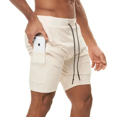 Men's Summer Sports Shorts Breeches Gym Casual Fitness Shorts Men-in-shorts Training Wicking Running Shorts Male