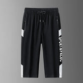 Men 3/4 Quater Shorts 8XL Summer Cotton Sweatpants Plus Size Men's Loose Elastic Waist Casual Sport Running Gym Shorts