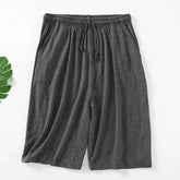 Plus Size 7XL 8XL Casual Sleep Shorts for Men Casual Modal Men's Pajamas Shorts Summer Soft Five Points Cotton Beach Shorts Male