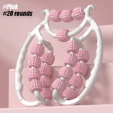 20 Wheel Annular Leg Clamp Massager Body Slimming Roller Massage for Body Massager Relax