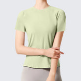 Sports Short Sleeve Running Quick Dry Back Breathable Yoga Tops Quick Dry Daily Active Wear Golf Shirts Tennis Tops Gym