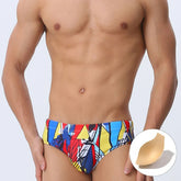 Men's Swim Briefs Swimwear Trunks Board Surfing Beach Shorts Swimsuit With Cup Underwear Hombre Breathable Bikini Underpants
