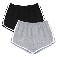 1Pcs Cotton Summer Sports Shorts for Yoga Dancing Workout Cycling Running, Breathable Dolphin Sports Shorts Pants for Women