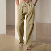 Men's Spring/Summer Casual Pants Minimalist Style Breathable Comfortable Straight-Leg Casual Pants Sports Pants
