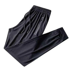 9XL 10XL 145KG Summer men Breathable Ice silk pants gym big size 10XL pants big sales home hole pants sports elasticity Trousers