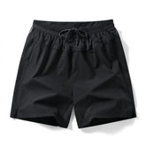 (S-5XL)Quick Dry Single Layer Marathon Trail Running Shorts with Mesh Net Waist Pouch for Fitness Workout Sport Shorts Men Teens