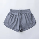 Women's Yoga Running Shorts High Waisted Quick Dry Athletic Shorts Sports Workout Gym Drawstring Shorts Pockets Sport Hot Pants
