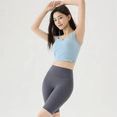 Summer Thin Seamless Sharkskin Cycling Shorts Women Tight Elastic Sport Fitness Running Biker Shorts Slim Gym Yoga Shorts