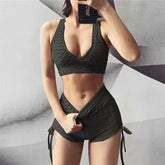 Bra Shorts Yoga Set Workout Sets for Women 2 Piece Seamless Crop Tank High Waist Shorts Yoga Outfits Drawstring