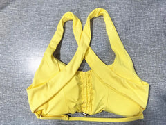2PCS Pad Gym Shorts Sleeve Shirt Women Yoga Set Sport Outfit Running Tights Fitness Tracksuits Shorts Activewear