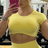 Lace V-Back shorts High waisted hip lifting yoga shorts women's nylon tight fitting shorts training sports fitness pants