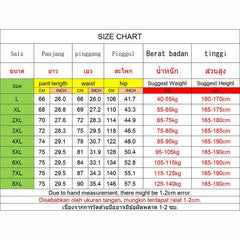 Men 3/4 Quater Shorts 8XL Summer Cotton Sweatpants Plus Size Men's Loose Elastic Waist Casual Sport Running Gym Shorts