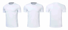 High quality spandex Men Women Kids Running T Shirt Quick Dry Fitness Shirt Training exercise Clothes Gym Sports Shirts Tops