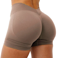 Sporty Leggings Woman Seamless Yoga Pants Scrunch Booty V-waist Hip Lifting Fitness Gym Running Workout Sports Tights