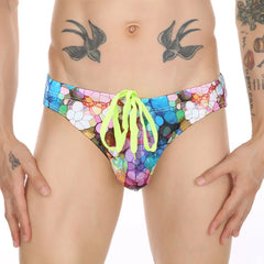 Man Swimsuit Swimming Briefs Swimwear Quick Dry Beachwear Low Waist Beach Surfing Bathing Shorts Trunks