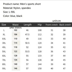 Men Plus Size Shorts Oversized Casual Sports Pants Men's Running Shorts